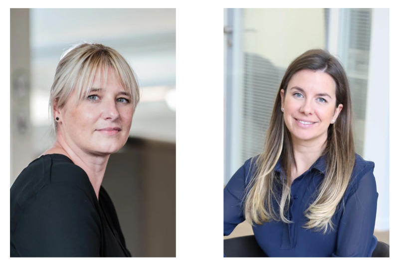 Aagje Geerardyn en Charlotte Michiels, medewerkers legaten bij Rode Kruis-Vlaanderen